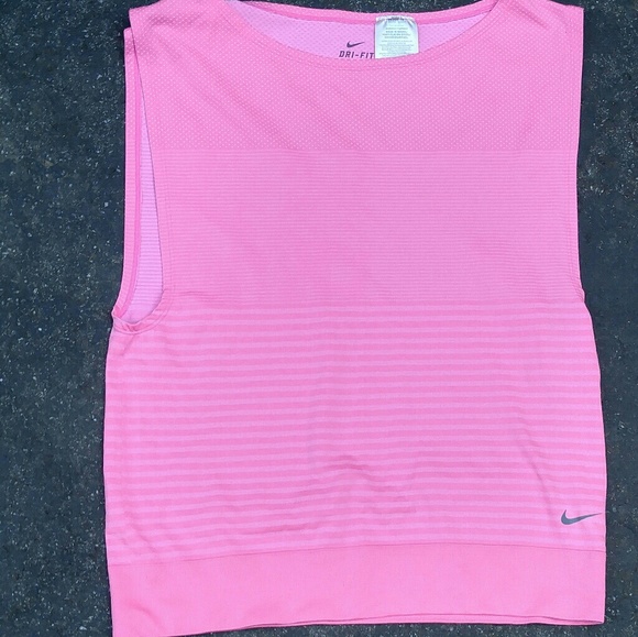 Nike Tops - nike hot pink cropped open armhole workout tank Nike Tops - nike hot pink cropped open armhole workout tank